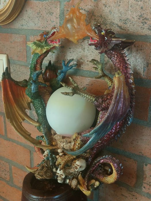 Candeeiro Dragões - Luminária