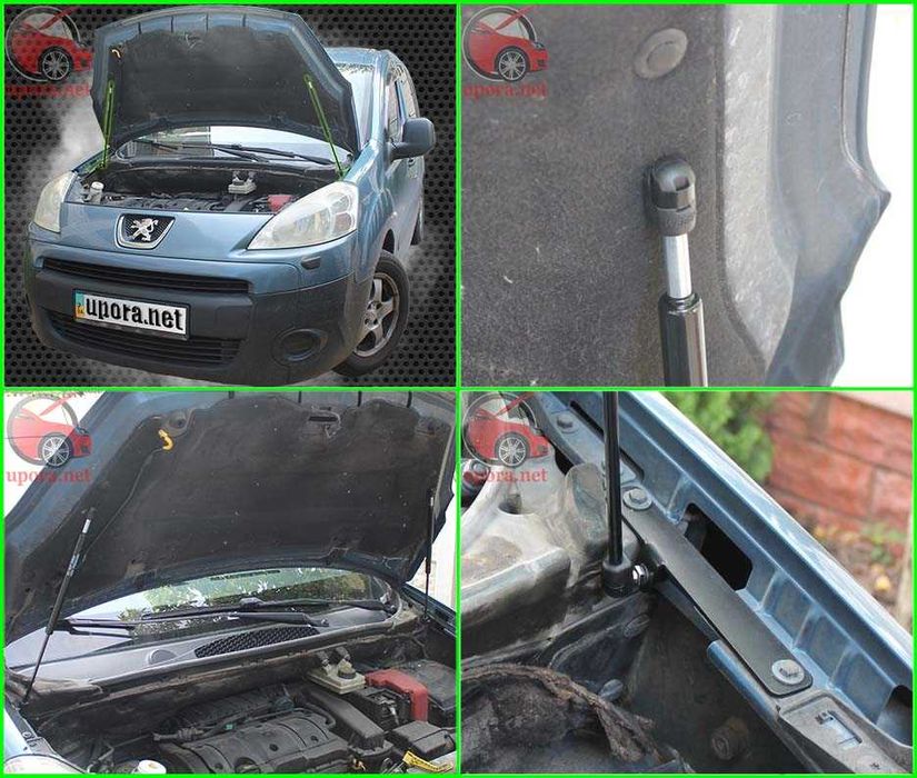 Амортизатор капота Peugeot 301 308 407 807 3008 5008 Landrack Partner