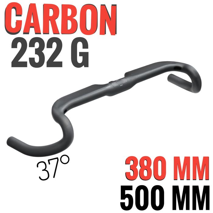 Carbon! Kierownica 380 mm gravel di2 carbonowa 38 cm 380mm