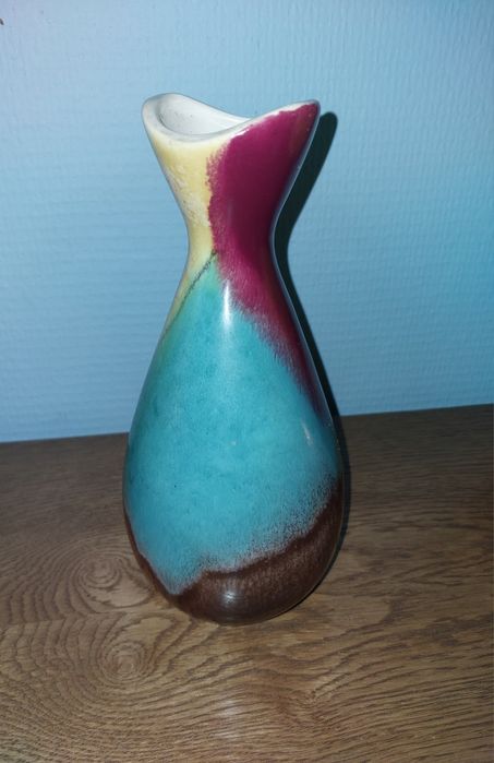 STREHLA KERAMIK, wazon ceramiczny, stara niemiecka ceramika