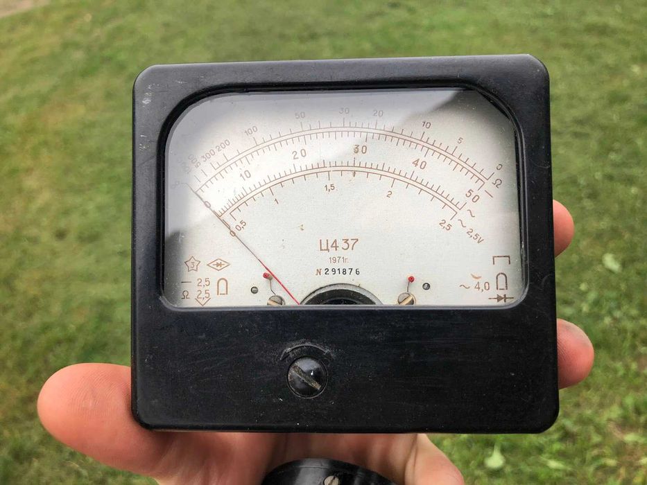 Прибор для тестера Ц437 1971г. рабочий тестер