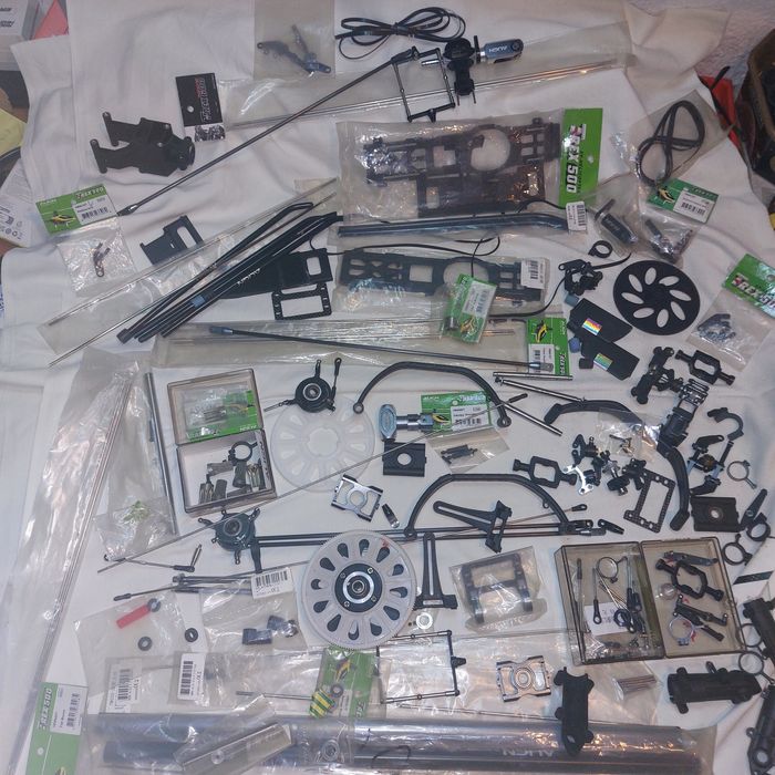 Helikopter klon T-rex 500 + części