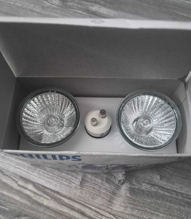 Philips Halogen GU10 50W 2800K 330 lm 3 szt. Ściemnialne NOWE