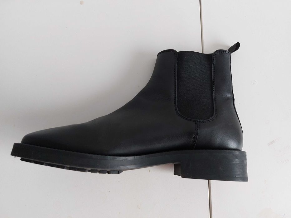 Botins / Botas Pretas Massimo Dutti (tamanho 38)