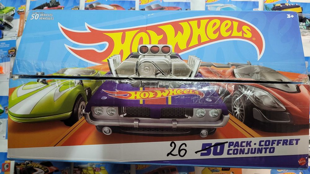 Samochody i ciężarówki Hot Wheels 26-pak zestaw 26 aut w skali 1:64