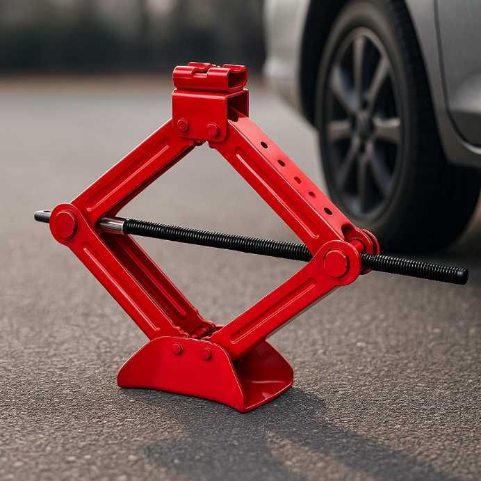 Mocny Podnośnik Lewarek Samochodowy Trapezowy 2T 2000 KG + GRATISY