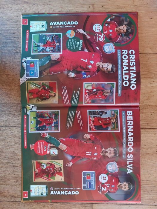 Caderneta de cromos - Fome de vencer - Completa