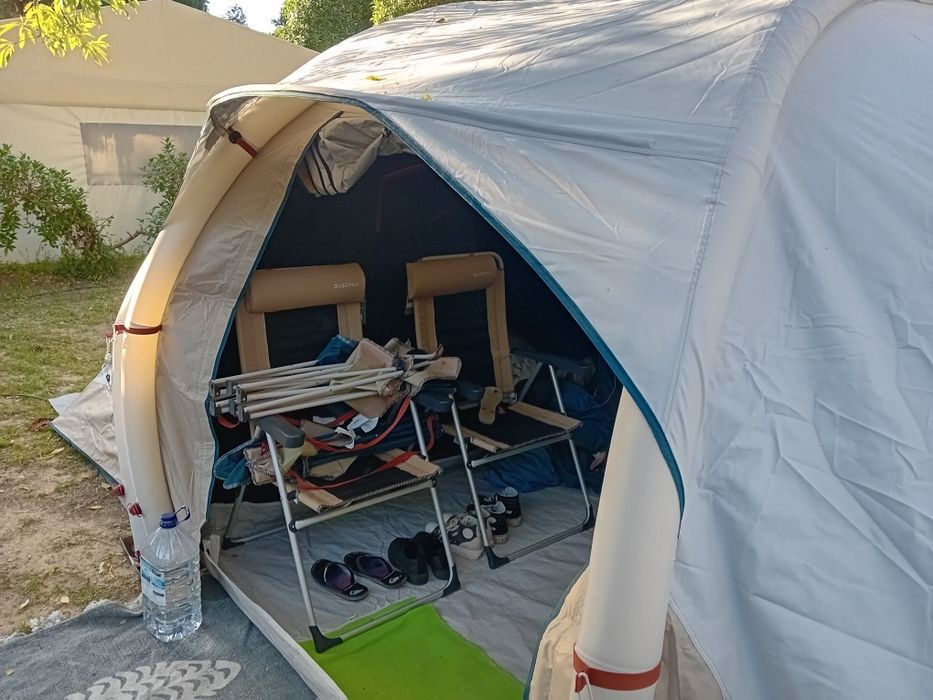Tenda de campismo insuflável