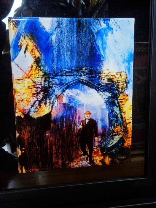 Moldura Azulejo Fernando Pessoa - Santiago Belacqua