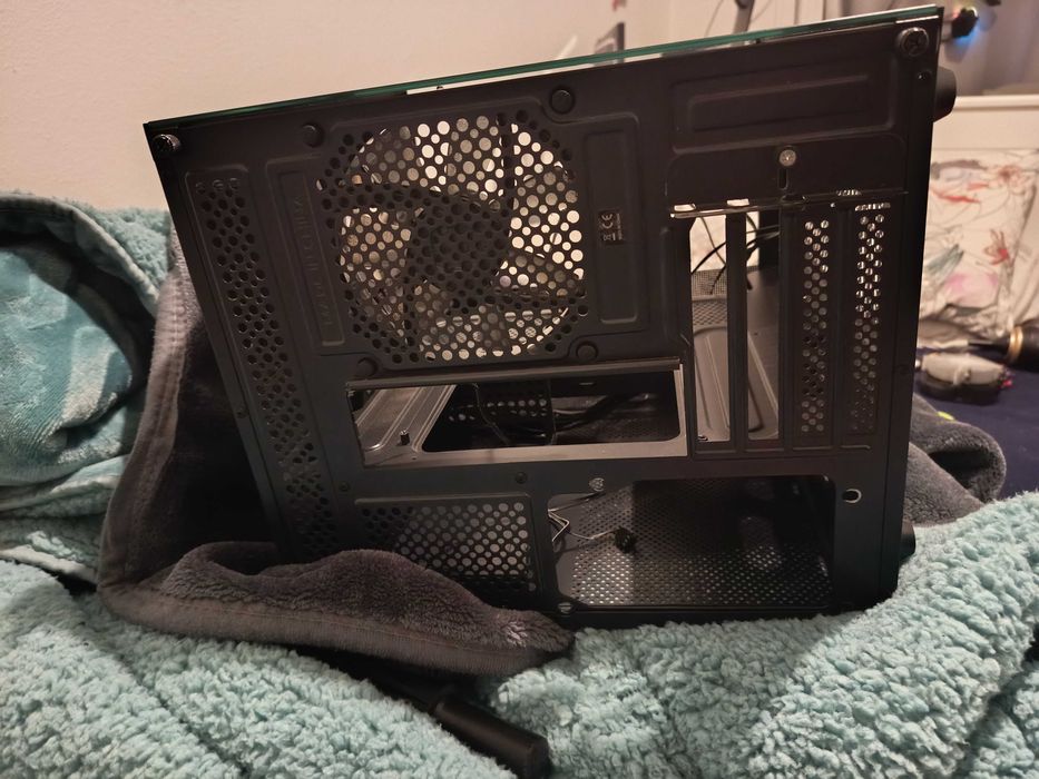 Caixa desktop de vidro gamer c/ Fans