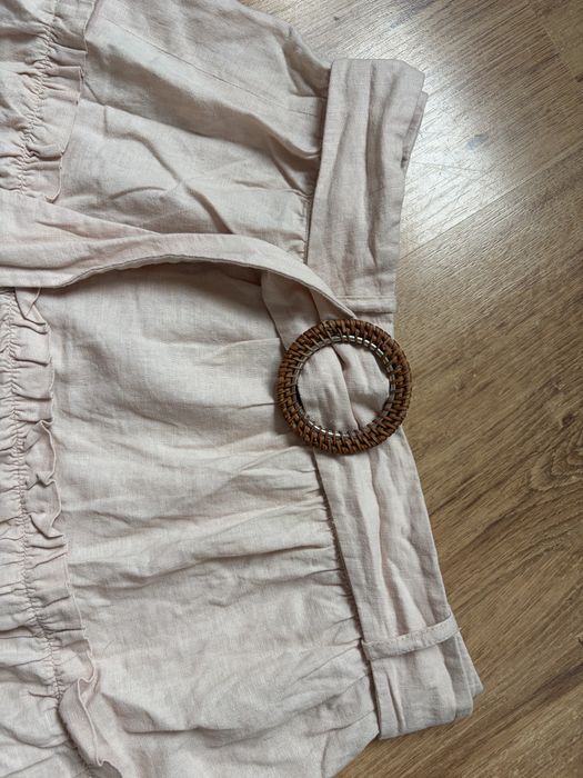 Spódniczka z paskiem z plecioną klamrą w stylu boho M 38