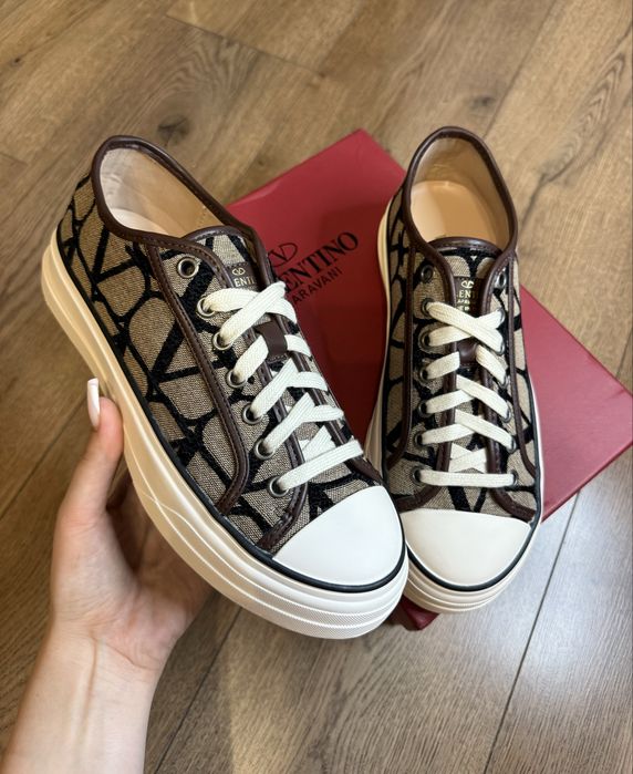 Кеди Valentino в коричневому кольорі