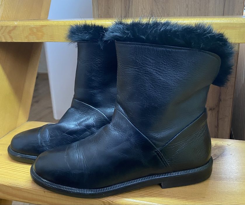 Шкіряні Змові чоботи 38 р.