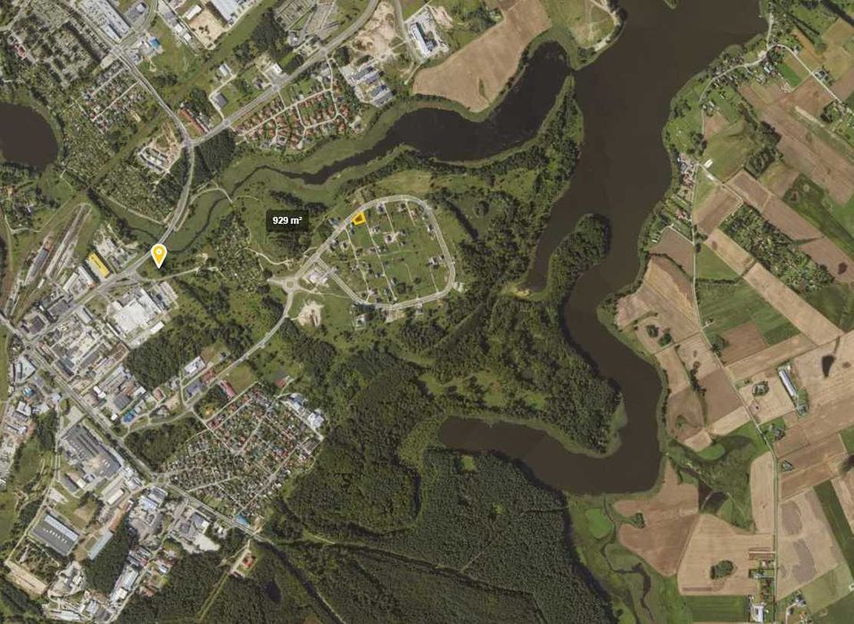 Działka budowlana os. Żołnierzy Wyklętych w Iławie 930 m² - Widok 2