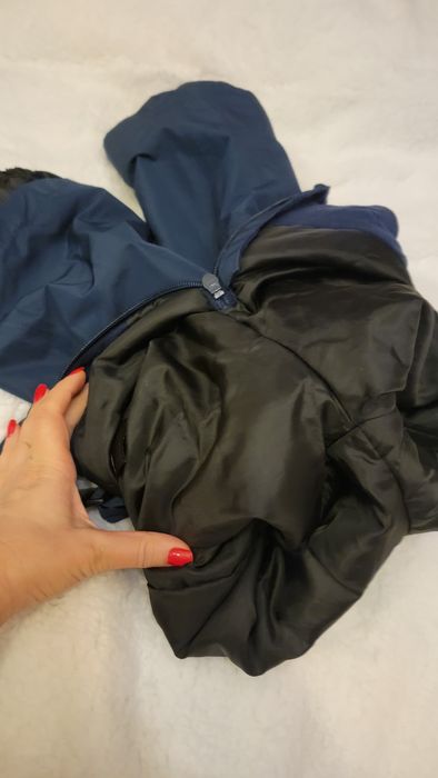 Лижні сині  штани(напівкомбінезон) дівчачі Lupilu 110-116