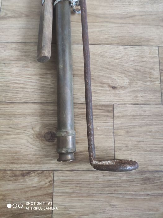 Насос антикварний з латуні