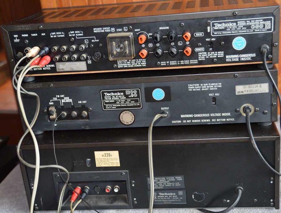 Wieża Technics SU-8022K  ST-8011K  RS-M33  Magnetofon Wzmacniacz Tuner