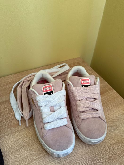Рожеві кеди Puma Suede XL (“Whisp of Pink & Passionfruit”).
