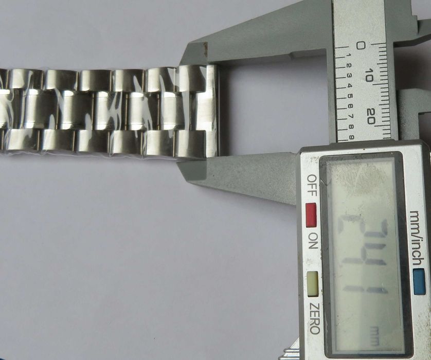 bransoleta do zegarka  stalowa    24 mm