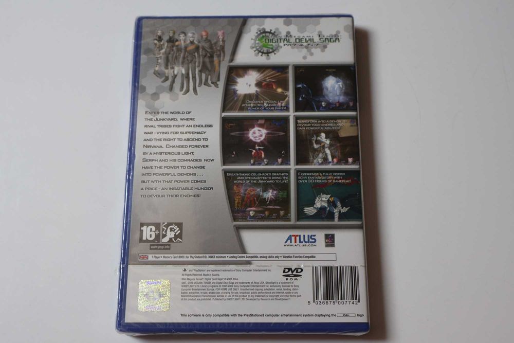 Gra Shin Megami Tensei: Digital Devil Saga na konsolę Sony PlayStation 2 (PS2) wersja PAL, 3xAngielski, Nowa w Folii