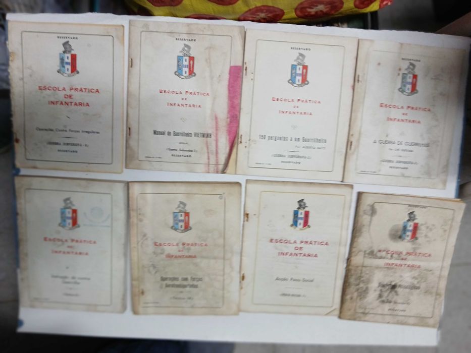 guerra colonial /do ultramar - manuais da Escola Prática de Infantaria