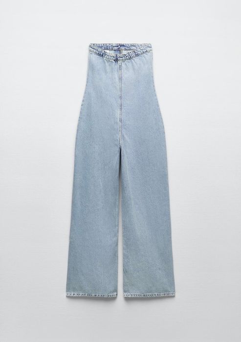 Zara,новий жіночий джинсовий комбінезон р.л