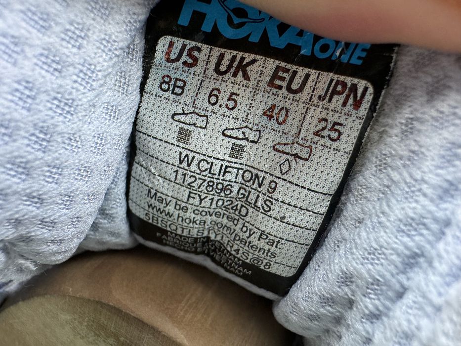 Оригінал Розмір 40 Кросівки Hoka One One Clifton 9 Взуття