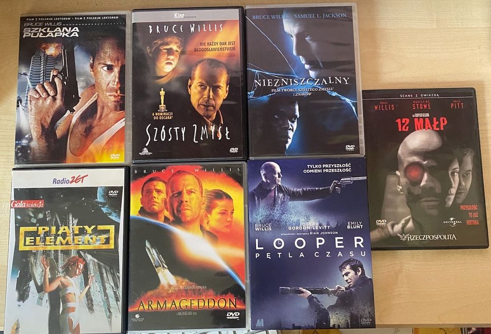 kolekcja BRUCE WILLIS – pakiet 7 kultowych filmów na DVD