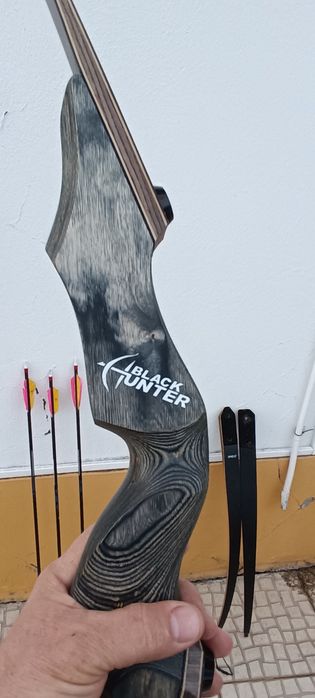 2 em 1 Arco tradicional tiro/ caça  30 e 55 libras