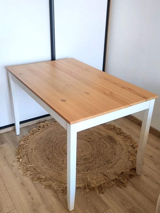 Stół IKEA LERHAMN 118x74 | Lite drewno sosnowe
