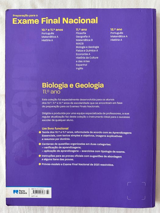 Livro Preparação Exame Nacional Biologia
