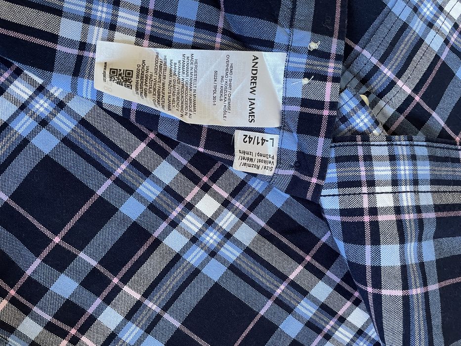 Koszula z dlugim rekawem meska L