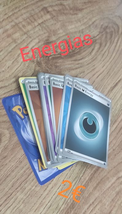 Cartas Pokémon várias