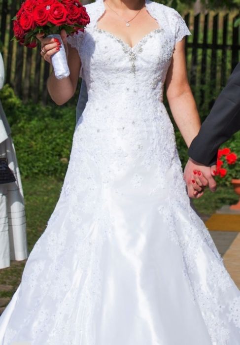 Wyjątkowa Suknia Ślubna, Sophia Tolli r.38