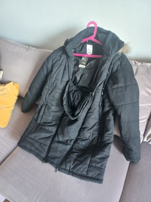 Kurtka ciążowa, z zamkiem błyskawicznym