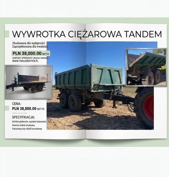 Przyczepa tandem