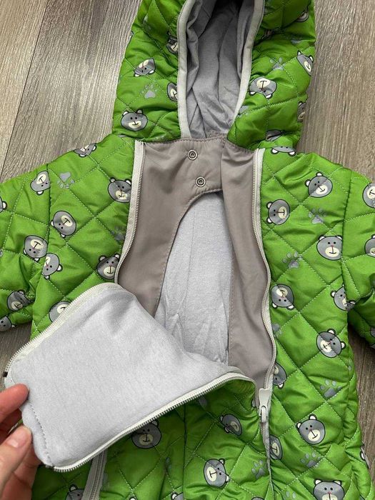 Комбінезон-трансформер з ведмедиками на дитину віком  до 12 місяців