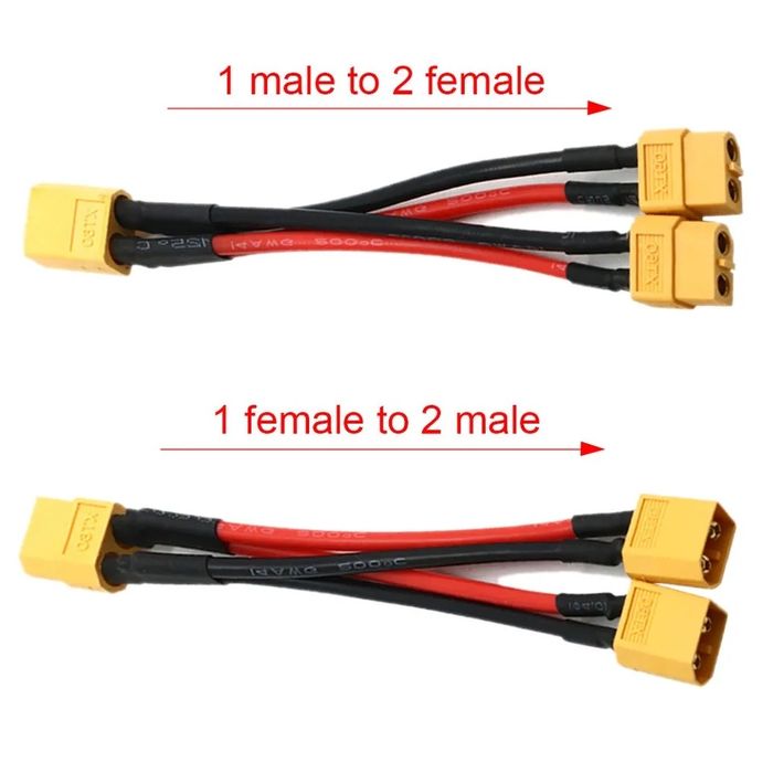 xt60 awg14 розгалужувач спліттер перехідник переходник разветвитель