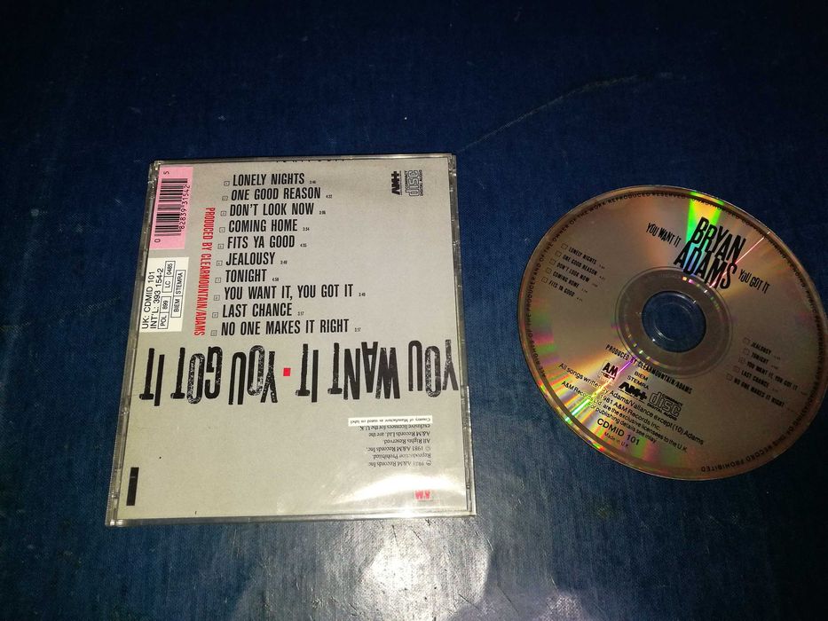 BRYAN ADAMS  - You Want It You Got It CD