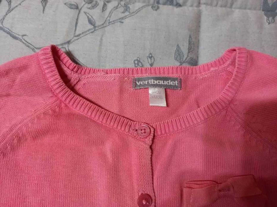 Casaco menina 2 anos rosa vertbaudet