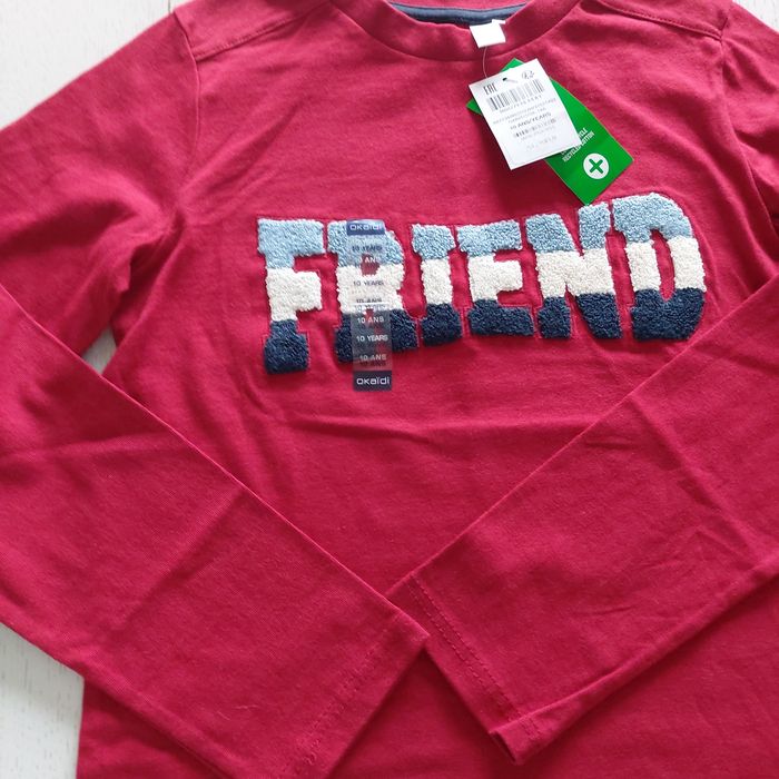 Nowa bluzka Okaidi czerwona bluzka rozm. 140