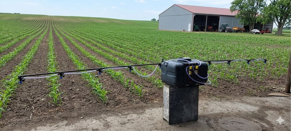 Оприскувач до мінітрактора та мотоблока