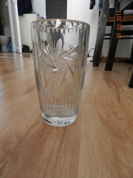 kryształ wazon z czasów prl
