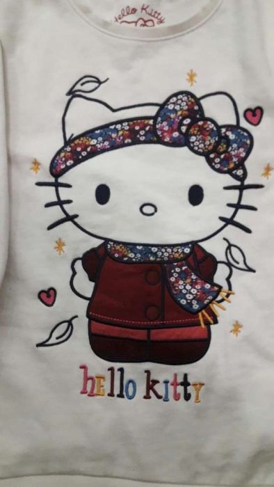 Bluza biała dla dziewczynki