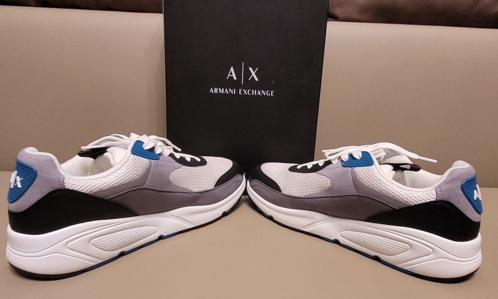Кроссовки летние Armani Exchange 45 Белые