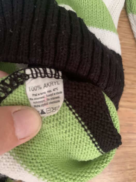 Sweter meski zielono rozm m/l