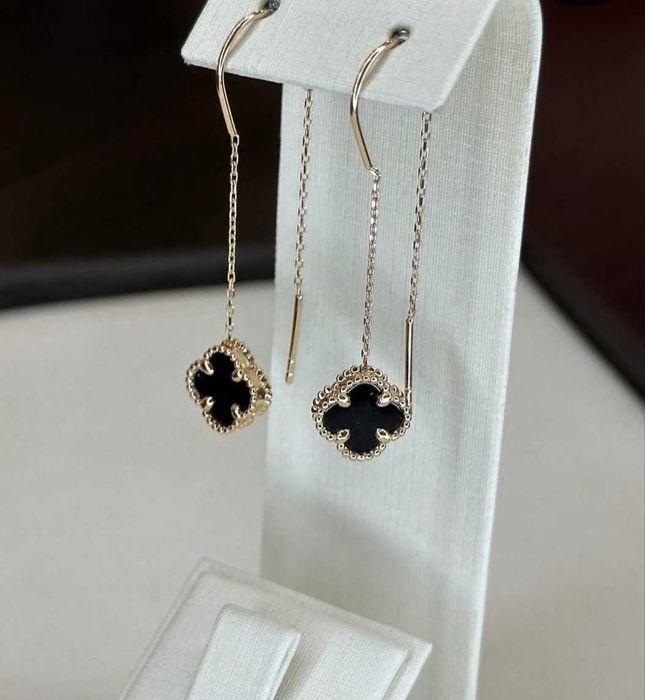 Сережки протяжки золото