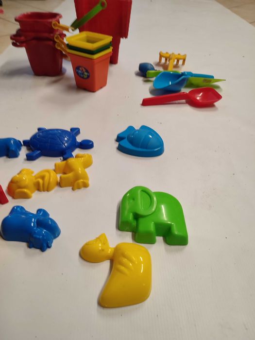 Zestaw, zabawki do piaskownicy