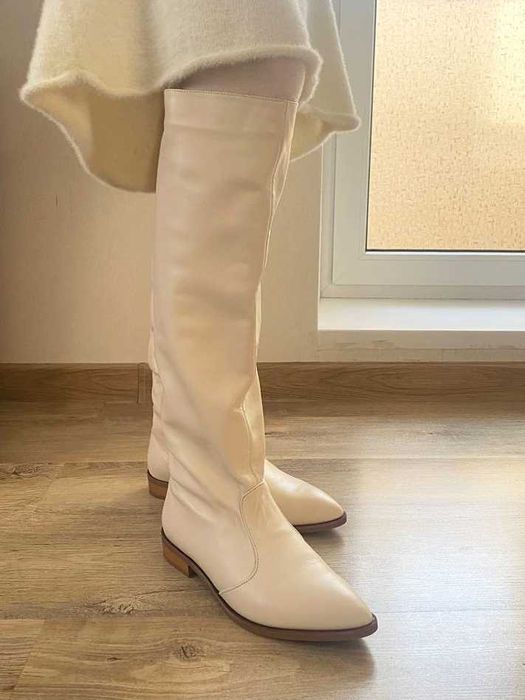 Сапоги женские еврозима ТМ Vasilisa Bondar, светлые, р.40