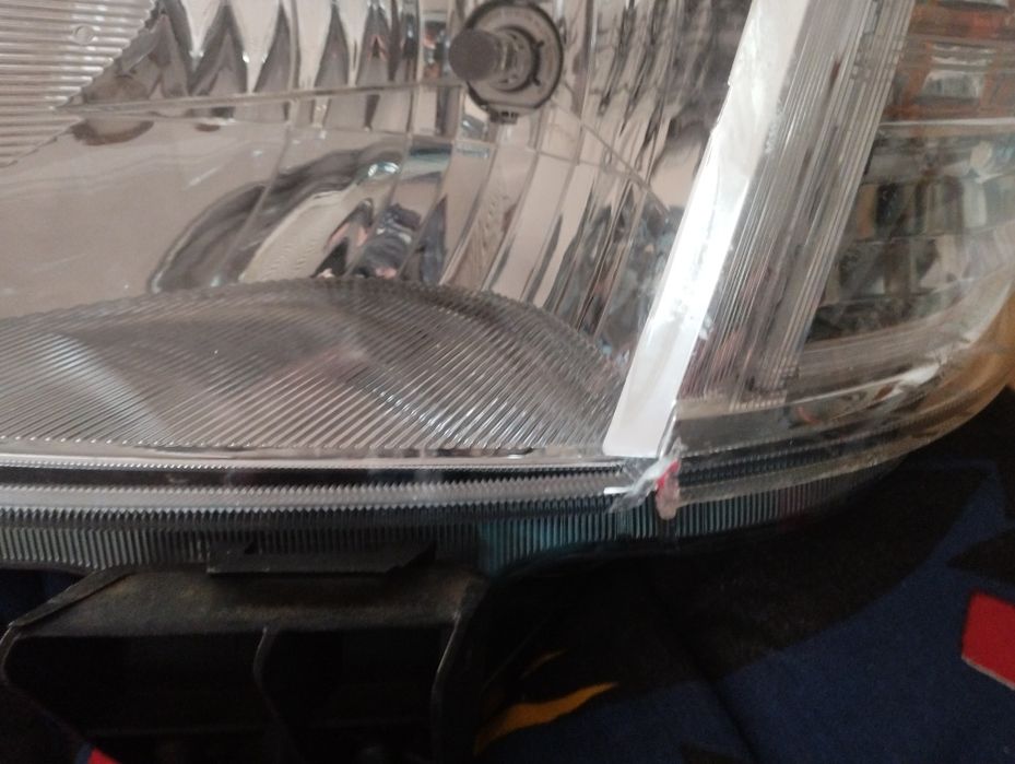 Ótica da frente toyota Hilux